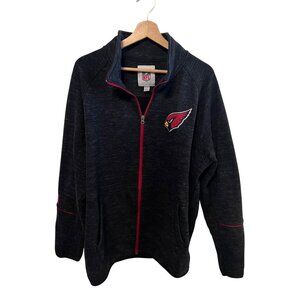 NFL Arizona Cardinals Gray Full-Zip Jacket Men's Size XXL
